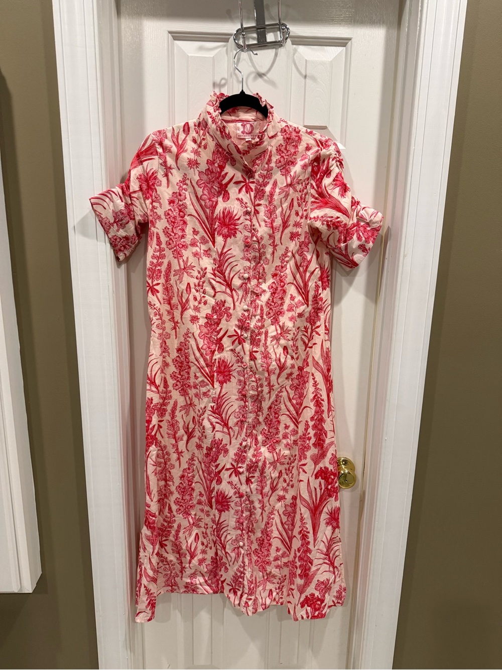 Victoria Dunn Pink Floral Dress